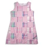 Hartstrings - Girls Sleeveless Patchwork Dress, Pink