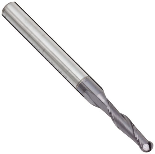 Melin tool amg-b carbide micro ball nose end mill, altin monolaye…