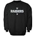 Reebok Oakland Raiders Black Team Marks Sweatshirt