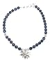 Black Onyx Necklace Pendant Silver Jewelry 19 Inches