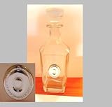 Edle Karaffe H 26 cm, schwere Qualität, Sterlingsilber, Echtsilber, Silber 925