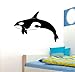 Orca Killer Whale Sea Ocean Decor Wall Art Removable Home Decor Vinyl Decal Sticker 22