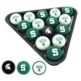 Michigan State Spartans Officially Licensed Billiard Balls by Frenzy Sports
