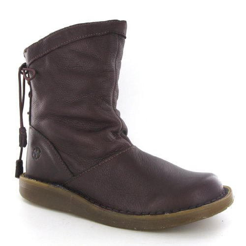 Dr.Martens Binky Mahogany Leather Womens Boots