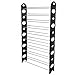 Best Choice Products 50 Pair Free Standing 10 Tier Shoe Tower Rack Organizer Space Saving Shoe Rack