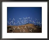 41 %2BmeiiXxL. SL160  Wind Generators Across Tehachapi Landscape, Tacoma, California, USA Framed Art Poster Print by Stephen Saks, 22x18