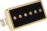 Gibson P94R Humbucker Sized P90 Neck Pickup, Black Chrome Cover