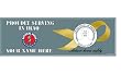 National Guard Iraqi Freedom Bumper Sticker(Yellow Ribbon inset)