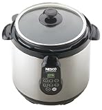 Nesco American Harvest PC-6-25-30TPR 3 in 1 Digital Electric Pressure Cooker