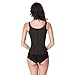 Lover-Beauty Women's Latex Zipper Strap Waist Trainer Cincher Body Shaper Corset