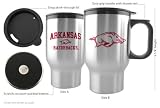 Arkansas Razorbacks Stainless Steel Travel Mug (Set of 2)