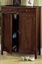 Mission style 33"w Shoe Storage With Drawer
