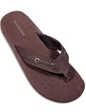 Dockers - Mens Flip Flop Sandal, Cocoa Brown