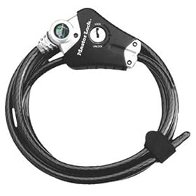 Master Lock 8428D Python 6-Foot Adjustable Locking Cable, Braided Steel by Master Lock