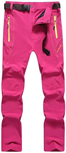 FanStreet Women's Outdoor Polyester Quick Dry Wear Slim Resistant Lightweight Pants