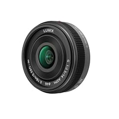 Panasonic H-H014E Pancake-Objektiv Lumix G F2,5/ 14 mm (28 mm KB, 46 mm Filtergewinde) schwarz