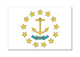 Rhode Island State Flag Fridge Magnet