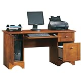 Sauder Computer Desk in Brushed Maple