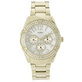 Guess Multi Functions Crystal 100M Ladies Watch - U13510L1