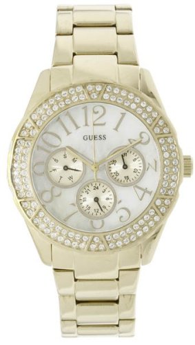 41 %2BwQJxN5L GUESS GoldTone Bracelet Watch