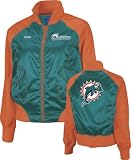 Miami Dolphins -Aqua/Orange- Women's Satin Cheerleader Jacket
