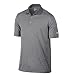 Nike Golf Men's Nike Victory Stripe Polo, Pewter Grey/White 2XL