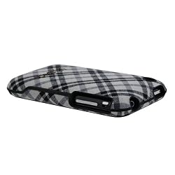 Speck Products Fitted Case for iPhone 3G, 3G S (Black Tartan Plaid)