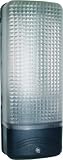 Byron Elro ES81  GLS / 13W ES Plastic Bulkhead with Light Sensor Black,60w