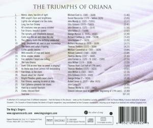 Cover image : The Triumphs of Oriana