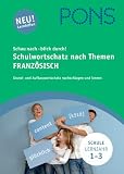 PONS Schau nach - blick durch! Schulwortschatz nach Themen Französisch: Grund- und Aufbauwortschatz nachschlagen und lernen. 1.-3. Lernjahr