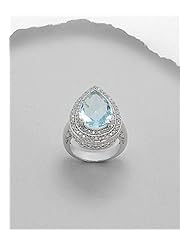 CZ Ring In 92.5 Sterling Silver