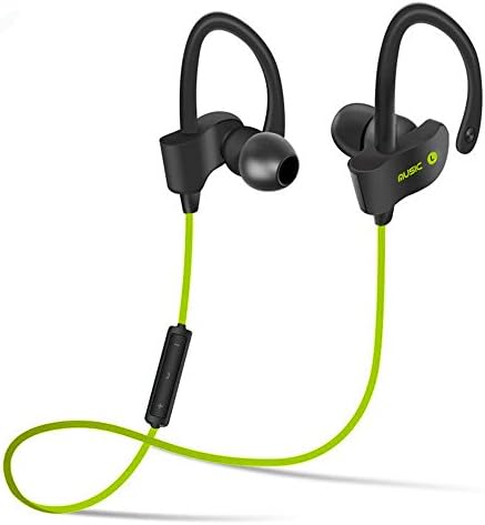 Bluetooth Earphones 4.1 Earhook Sport Headphones for Running Music Cell phones Keywords Waterproof Sweatproof Dropproof Wireless Earbuds-Yellow
