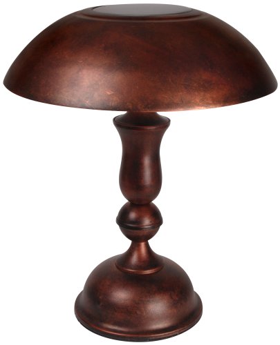 Smart Solar Solar Powered Table Lamp, Bronze