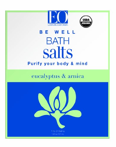 EO Bath Salt Be Well, Eucalyptus and Arnica, 1.87 Ounce (Pack of 3)
