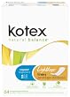 Kotex Natural Balance Lightdays Liners, Regular Deodorant