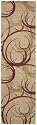 Nourison Zanibar Large Scroll Beige 2.3-Feet by 8-Feet Polyacrylic Runner Rug