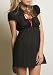 Betsey Johnson Intimates Peek-a-boo Babydoll with Matching G-String Sleepwear