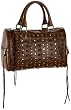 Rebecca Minkoff Linear Stud Flame Satchel