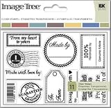 Image Tree Clear Stamp Card Set-Handmade