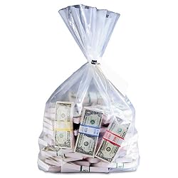 MMF IndustriesTM Currency Deposit Bags, 12 x 20, Clear, 100/Box