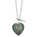 Sterling Silver Mother of Pearl Heart Necklace