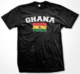 Ghana Flag International Soccer T-shirt, Ghanaian Soccer Mens T-shirt