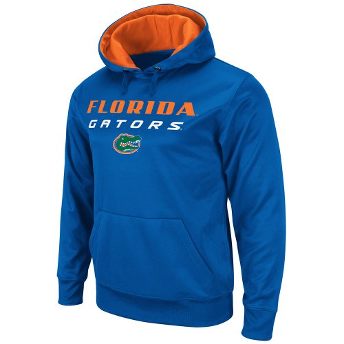 NCAA Florida Gators Bootleg Pullover Hoodie (Royal, Large)