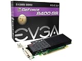 New EVGA NVIDIA GeForce 8400 GS 512MB DDR3 SDRAM PCI Express 2.0 Windows Vista/7 Microsoft Direct
