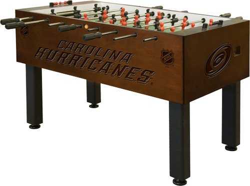 Carolina Hurricanes Foosball Table Cinnamon