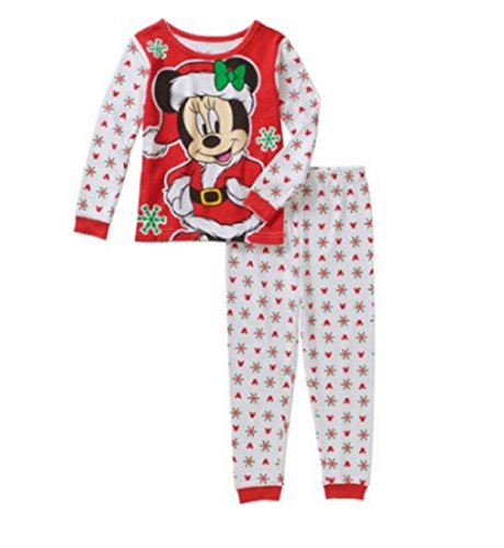 Disney Mickey Minnie Mouse Christmas Holiday Baby Toddler Pajamas Sleepwear