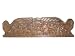 India Carving Radha Krishna Carved Wood Headboard Wall Panel 72x18