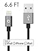 Volts Solutions 6ft Lightning to USB Cable Nylon Braided Charger with Aluminum Case 8-pin Connector for Smartphones & Tablets - Gray