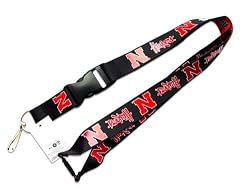 Nebraska Cornhuskers Reversible Clip Lanyard Keychain Id Ticket Holder