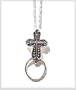 Elegant Cross Beaded Lanyard Brighton Inspired LAN-110